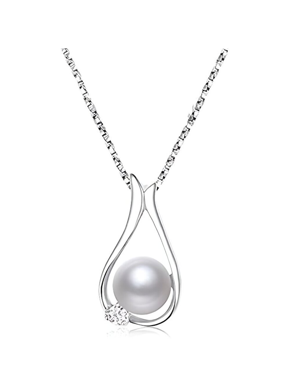 Pearl Necklaces - Gifts for Women: Pearls Pendant Necklace for Mom, Wife,